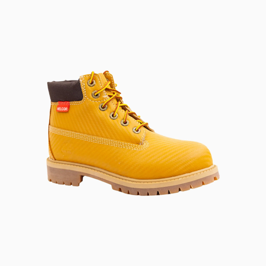 Bottes en cuir Helcor Premium 6 pouces pour enfant (pointure préscolaire)