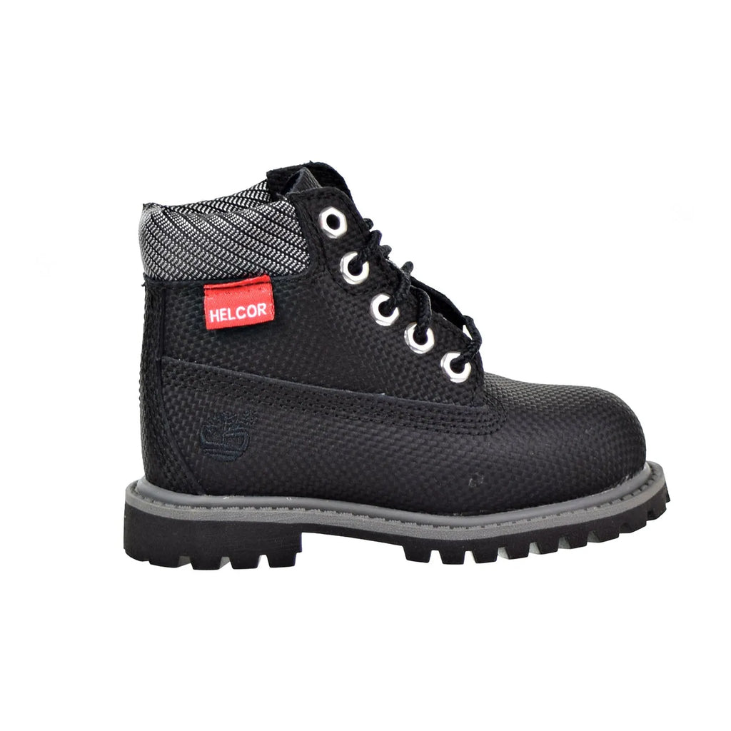 Bottes Premiums 6 Pouces Helcor en Cuir pour Tout-petits