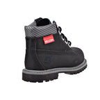 Bottes Premiums 6 Pouces Helcor en Cuir pour Tout-petits