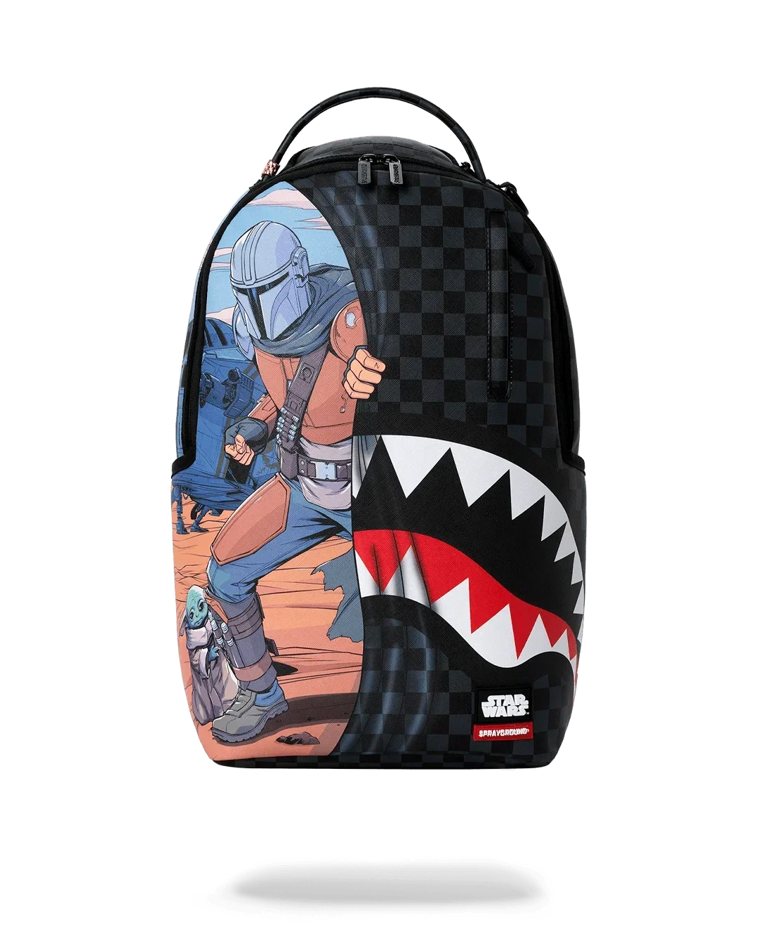 Mochila de Star Wars de Mando y Grogu