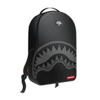 Mochila Shark Central de nailon negro con relieve gris