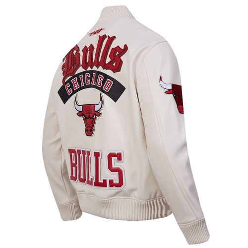 Men's Chicago Bulls NBA Leather Varsity Jacket