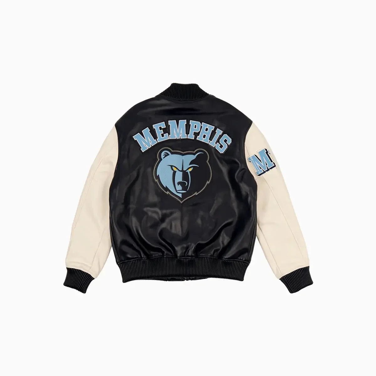 Men's Memphis Grizzlies Leather Varsity Jacket