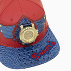 Casquette Breyer's Buck 50 en cuir avec logo