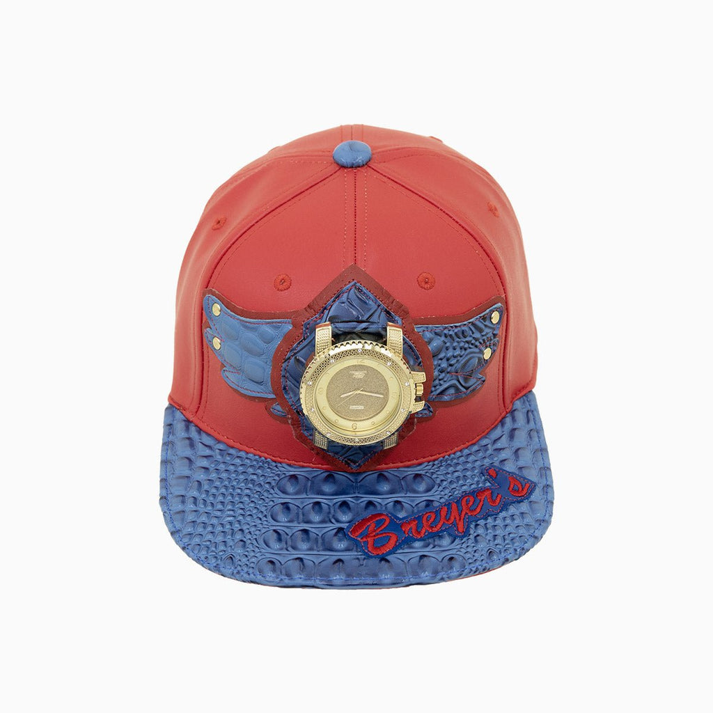 Casquette Breyer's Buck 50 en cuir avec logo