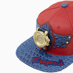 Casquette Breyer's Buck 50 en cuir avec logo