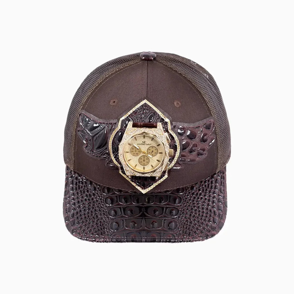 Breyer's Buck 50 Wool Trucker Hat With Leather Visor