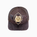 Breyer's Buck 50 Wool Trucker Hat With Leather Visor