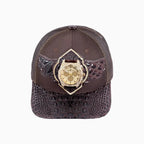 Breyer's Buck 50 Wool Trucker Hat With Leather Visor