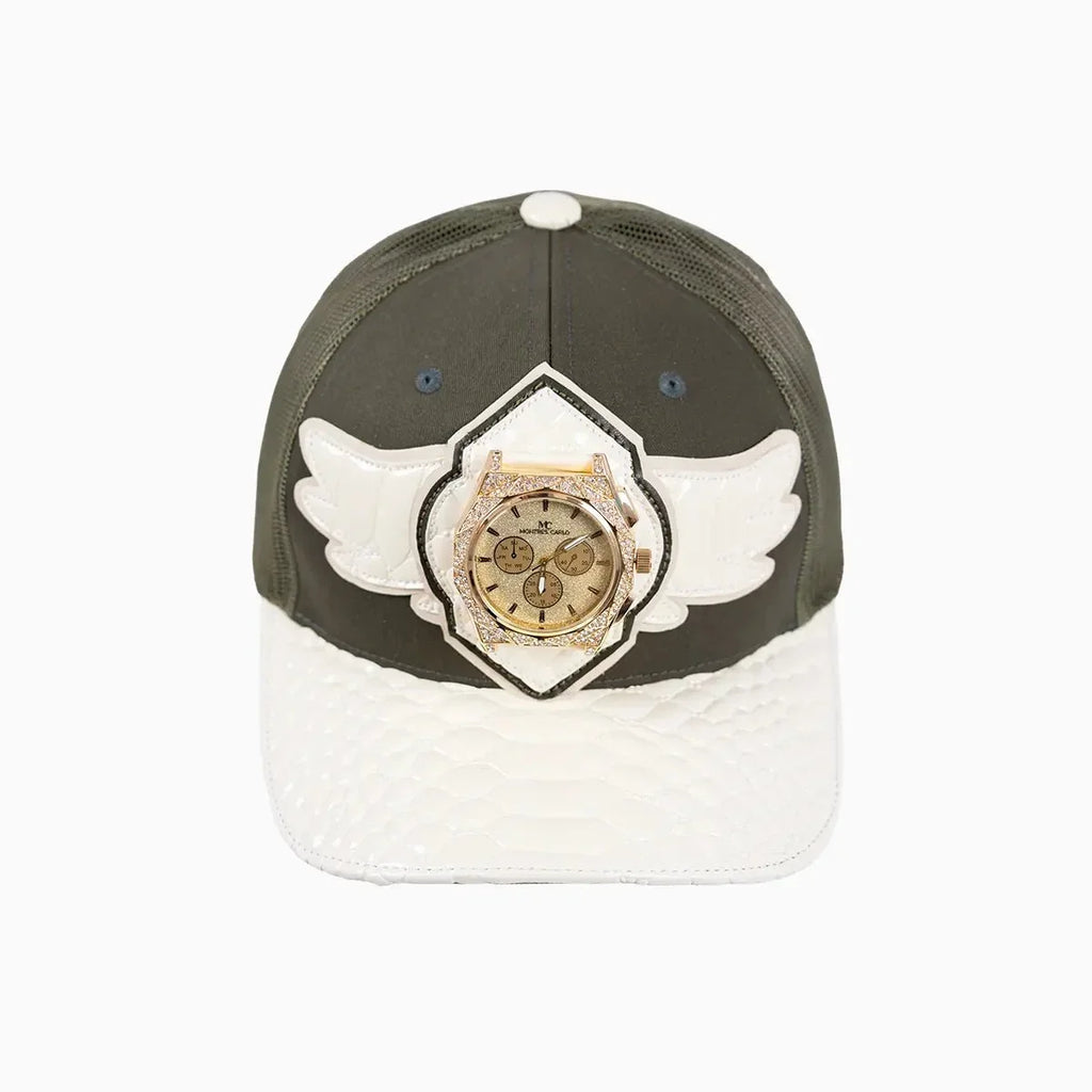 Breyer's Buck 50 Wool Trucker Hat With Leather Visor