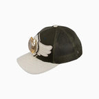Breyer's Buck 50 Wool Trucker Hat With Leather Visor