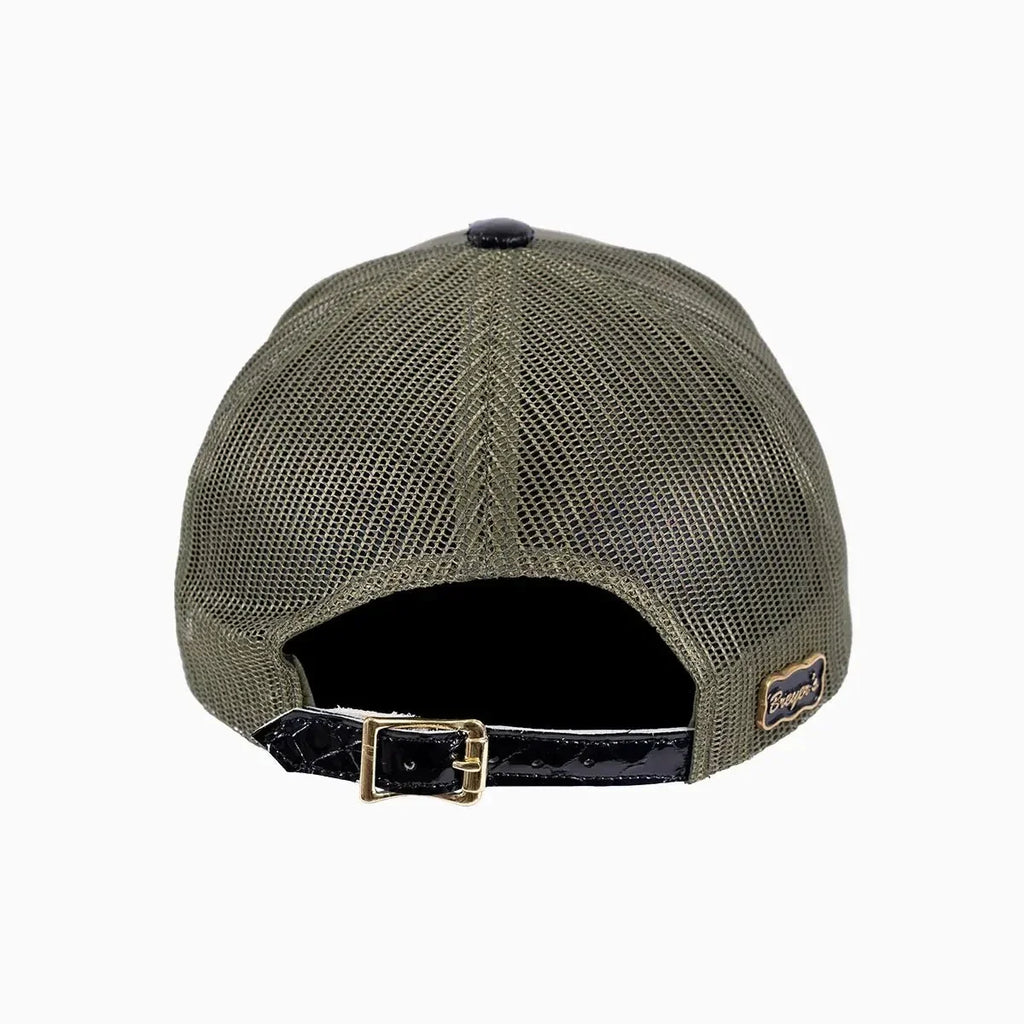 Breyer's Buck 50 Wool Trucker Hat With Leather Visor