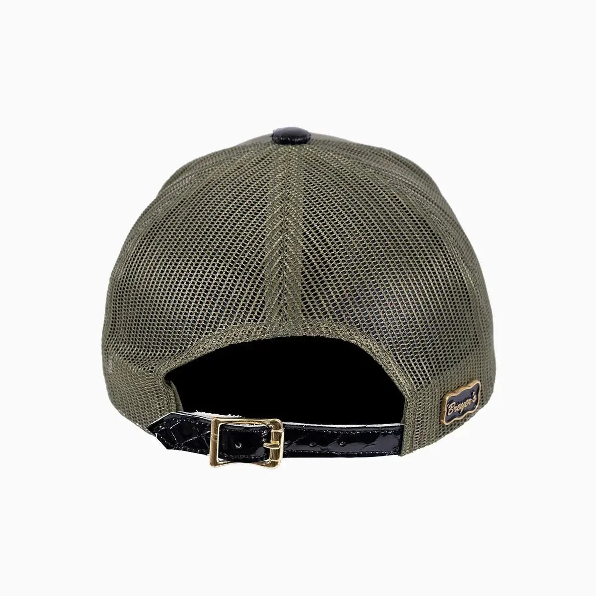 Breyer's Buck 50 Wool Trucker Hat With Leather Visor