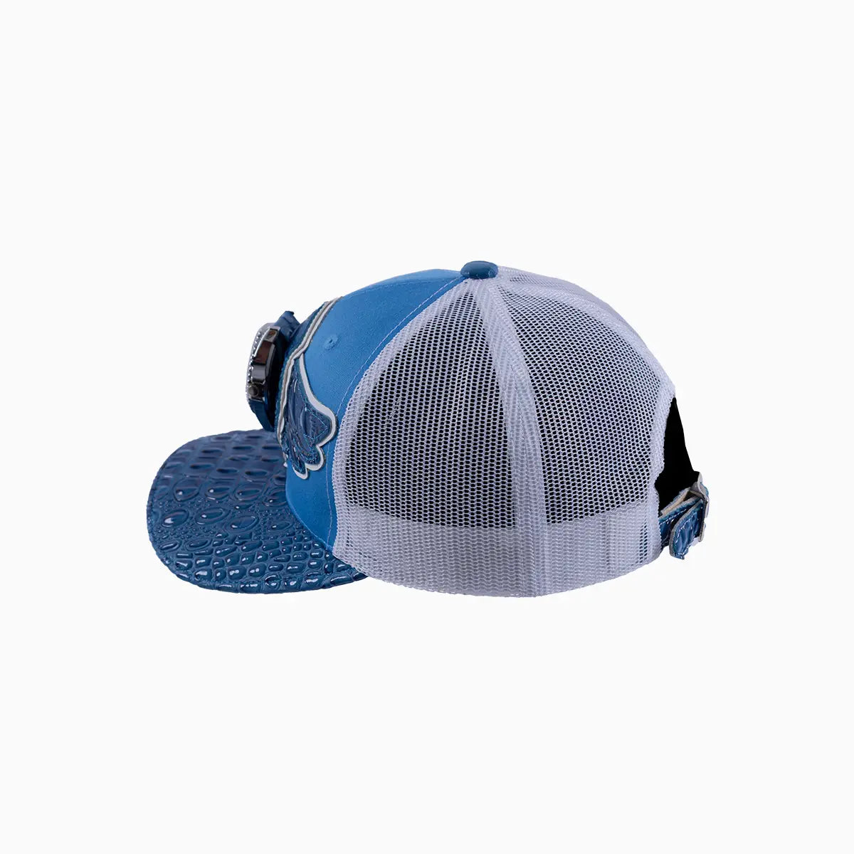 Gorra camionera de lana Buck 50 con visera de cuero Breyer