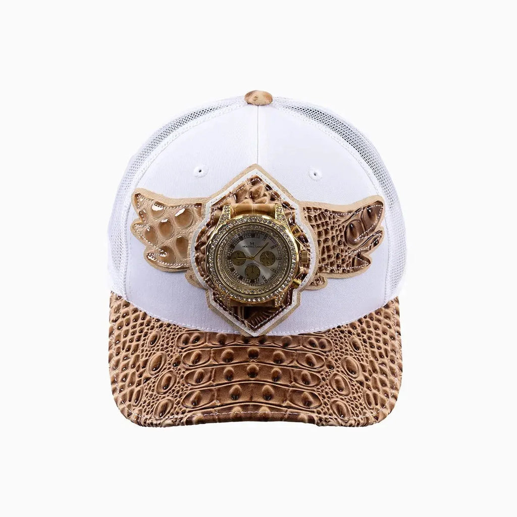 Casquette de routier en laine Buck 50 Breyer avec visière en cuir
