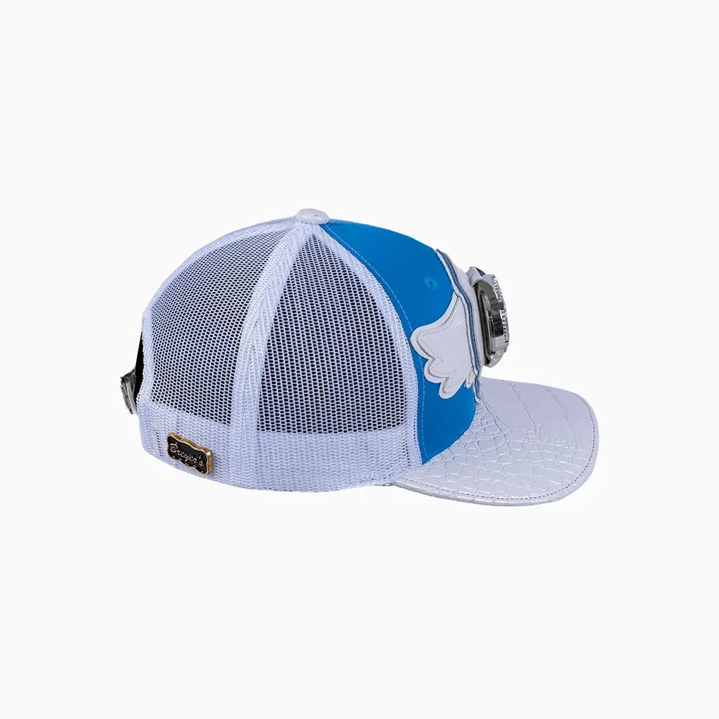 Casquette de routier en laine Buck 50 Breyer avec visière en cuir