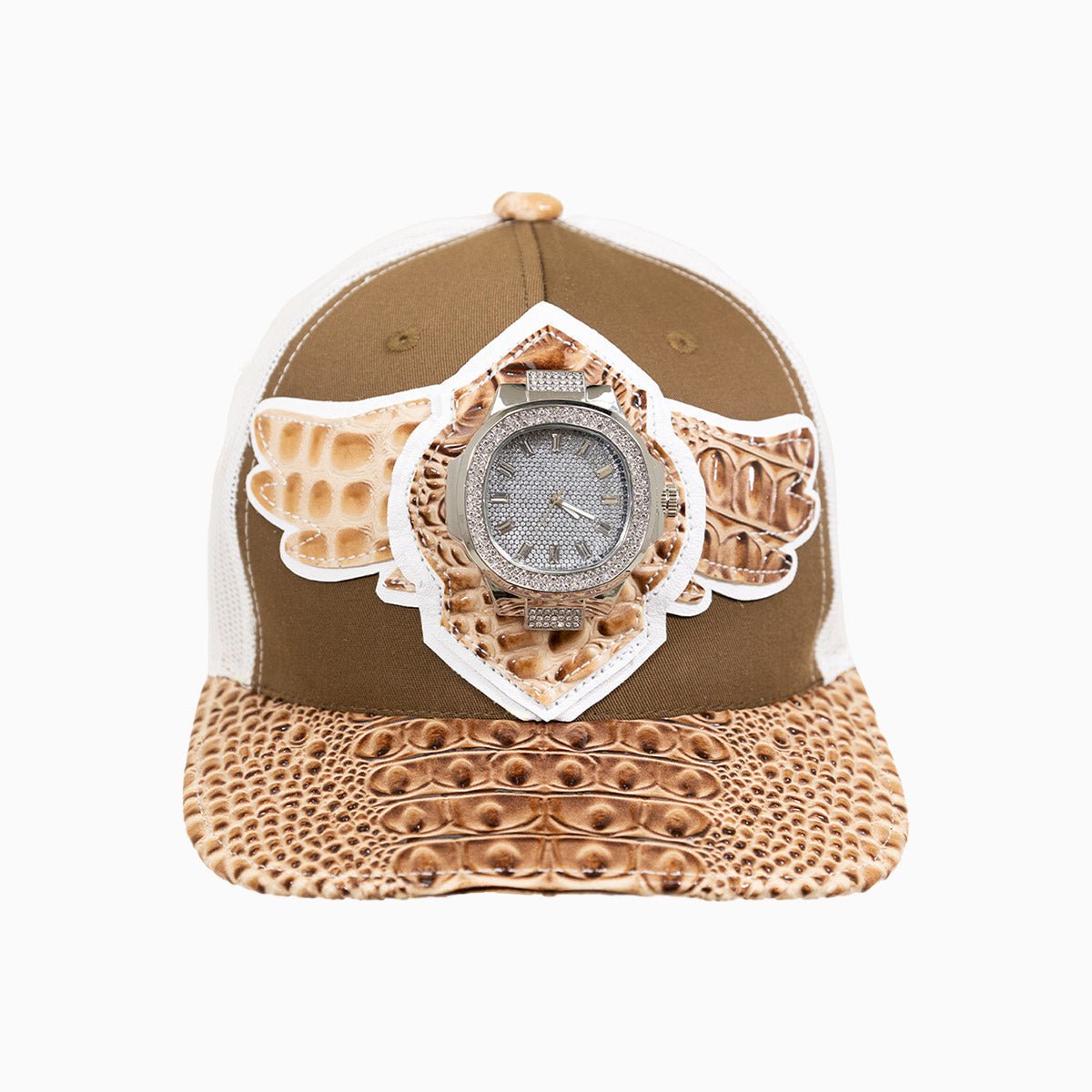 Gorra camionera de lana Buck 50 con visera de cuero Breyer