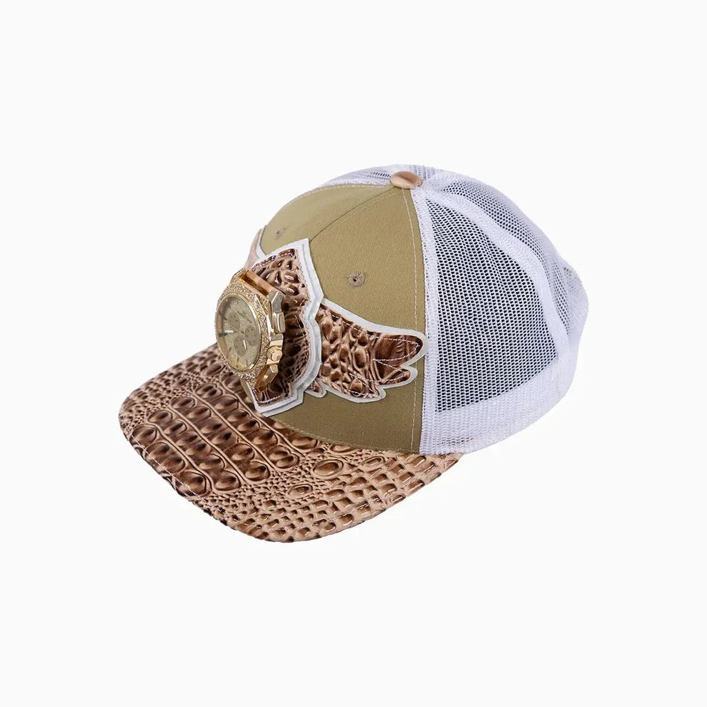 Casquette de routier en laine Buck 50 Breyer avec visière en cuir