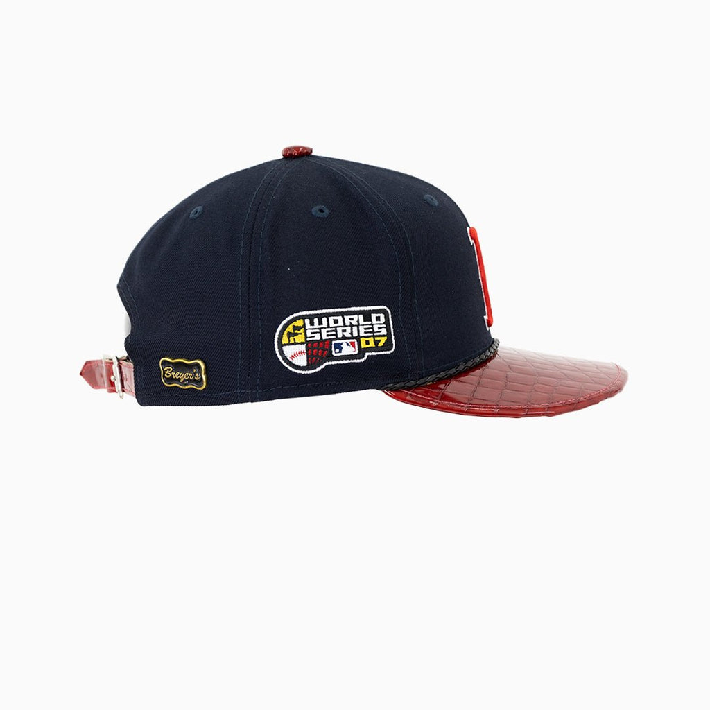 Casquette Breyer's Buck 50 Boston Red Sox MLB avec visière en cuir