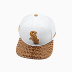 Chicago White Sox MLB Leather Wool Strapback Hat