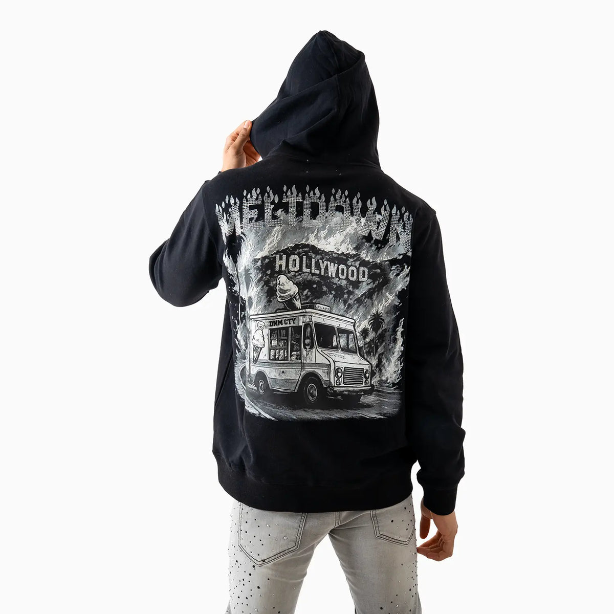 Sudadera con capucha Sunset Stone para hombre