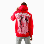 Sweat à capuche Homme Invasion Stone
