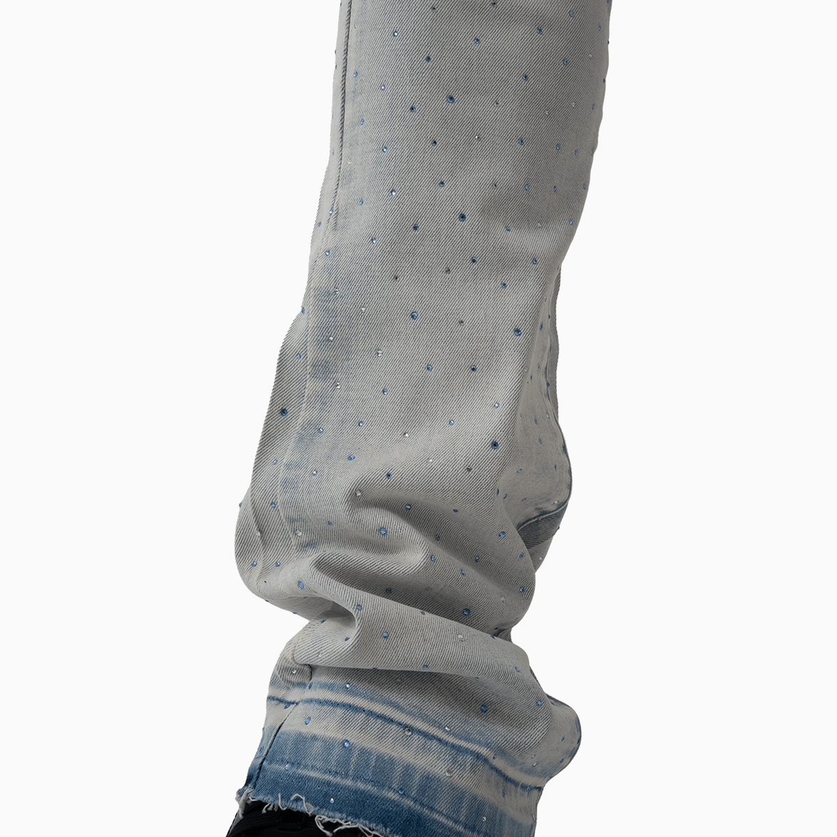 Men's Denim With Baby Blue Stone Pant