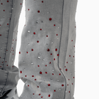 Men's Wash Denim With Pink Stone Pant