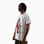 T-shirt à manches courtes avec graphique d'échecs « Roi » pour homme
