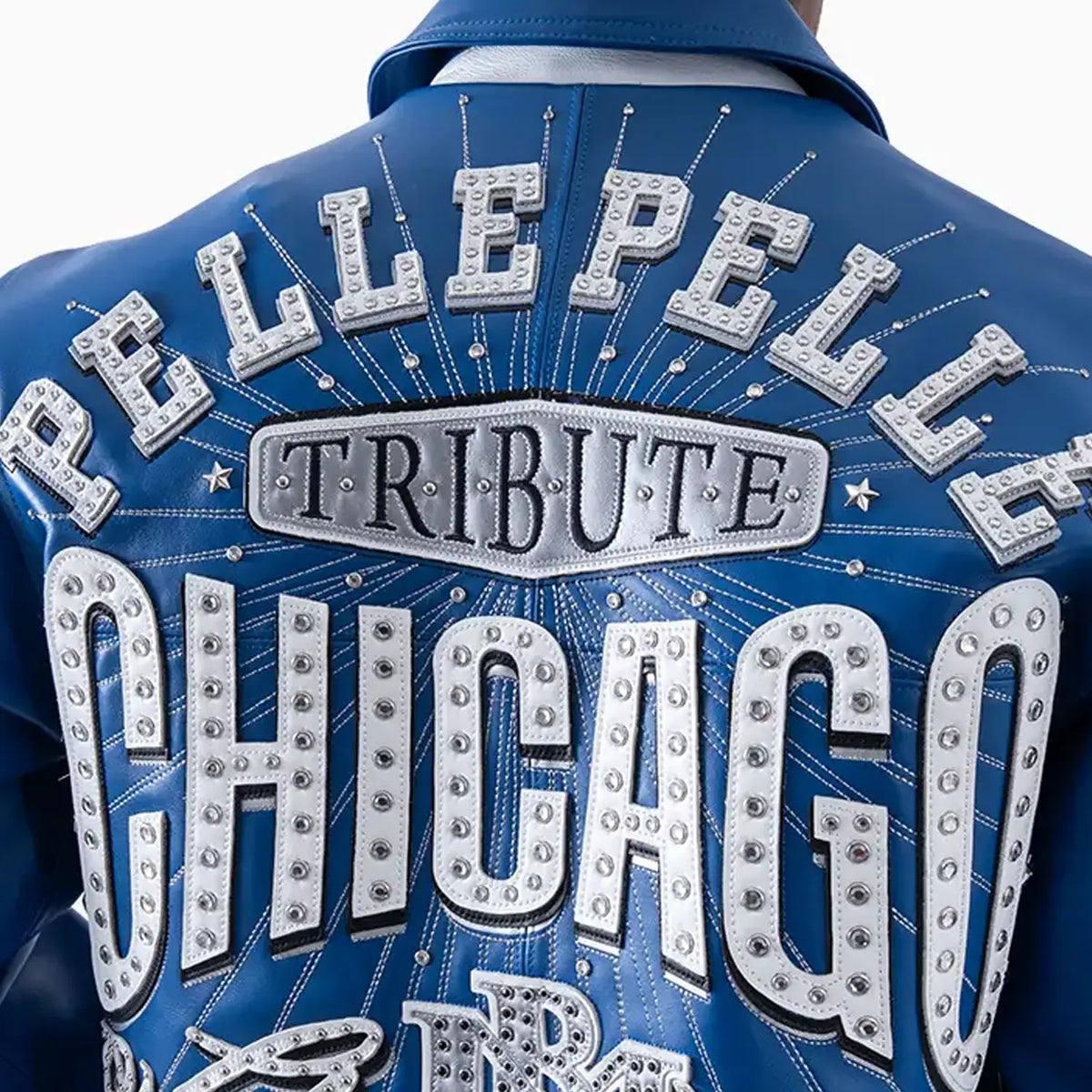 Blouson en Cuir Pelle-Pelle X TB Windy City pour Homme
