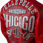 Blouson en Cuir Pelle-Pelle X TB Windy City pour Homme
