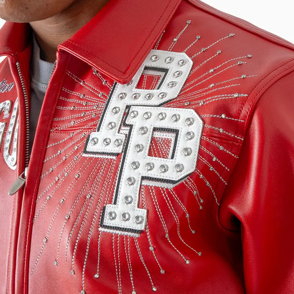 Blouson en Cuir Pelle-Pelle X TB Windy City pour Homme