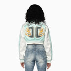 Veste courte légère universitaire pour femme