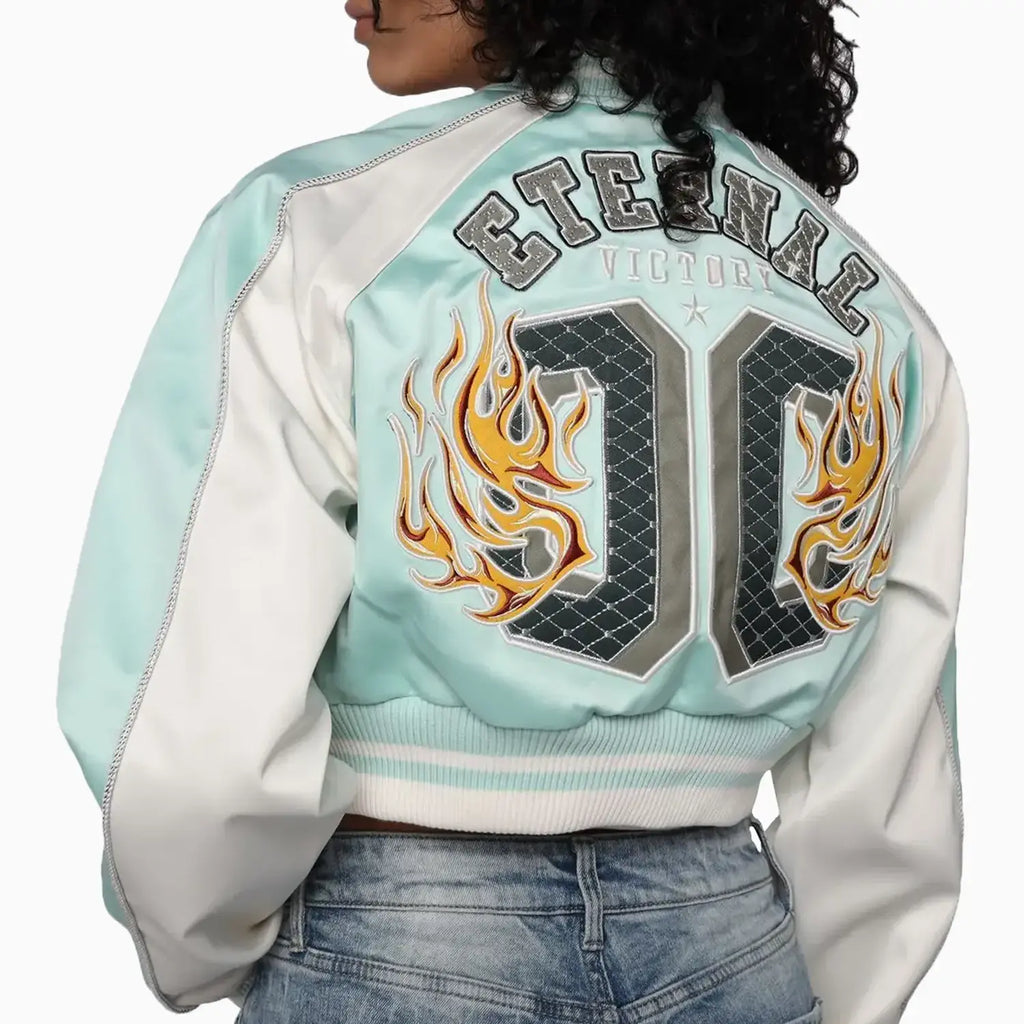 Veste courte légère universitaire pour femme