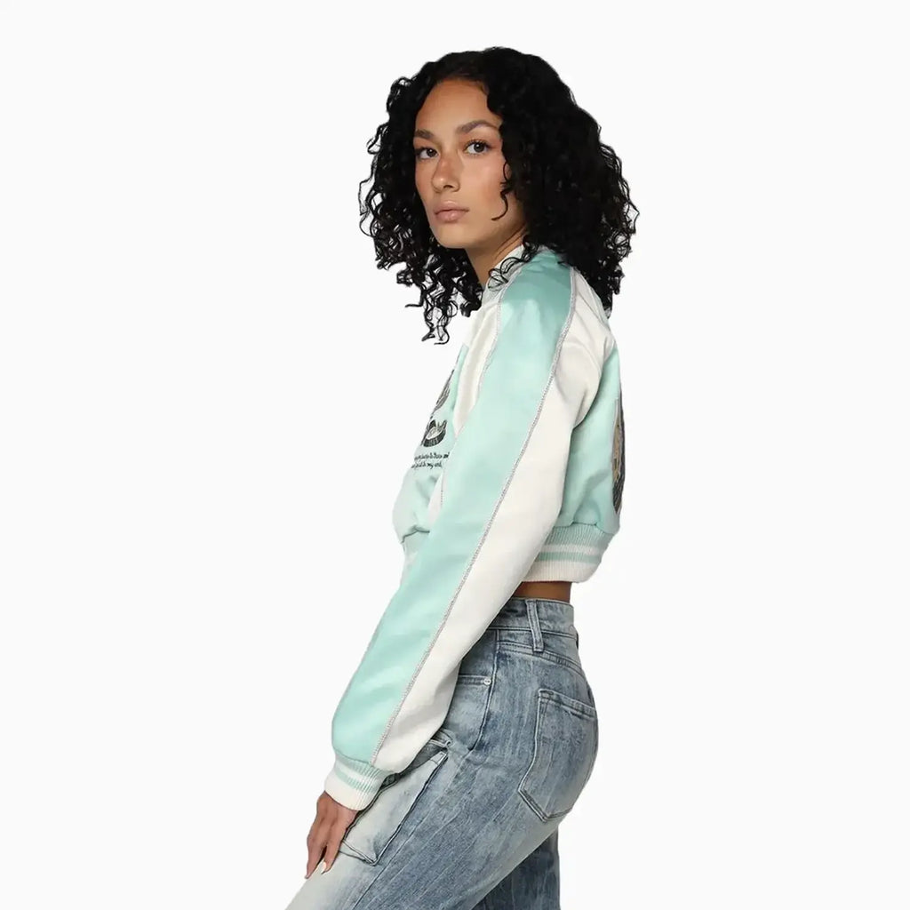 Veste courte légère universitaire pour femme