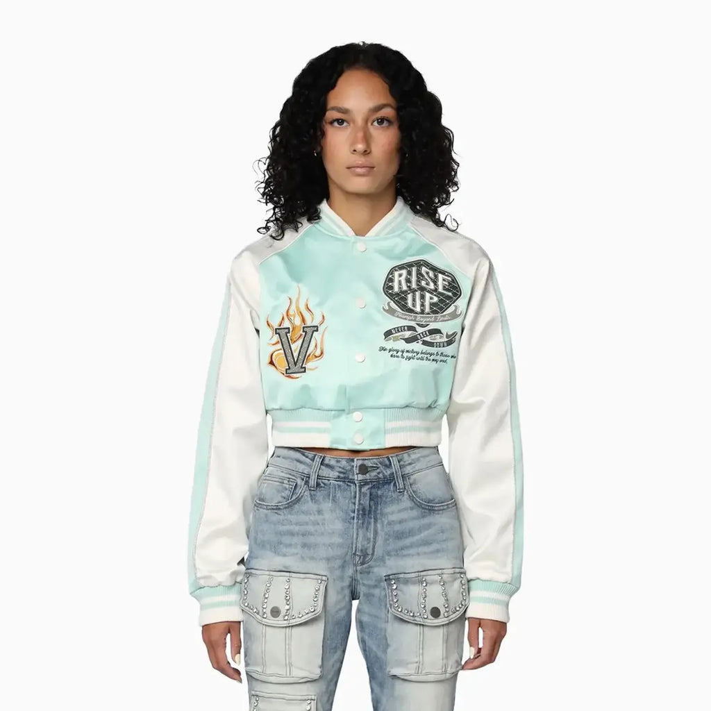 Veste courte légère universitaire pour femme