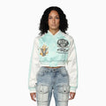 Veste courte légère universitaire pour femme