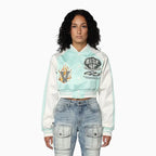 Veste courte légère universitaire pour femme