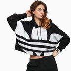 Women's Large Logo Cropped Hoodie