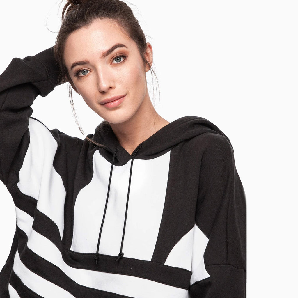 Women's Large Logo Cropped Hoodie