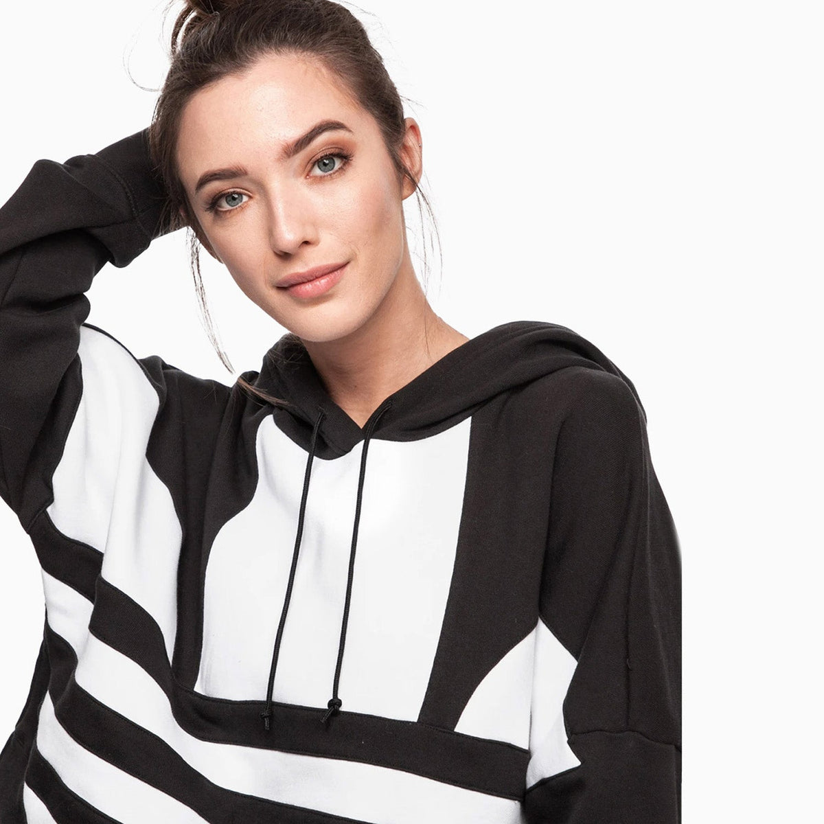 Women's Large Logo Cropped Hoodie