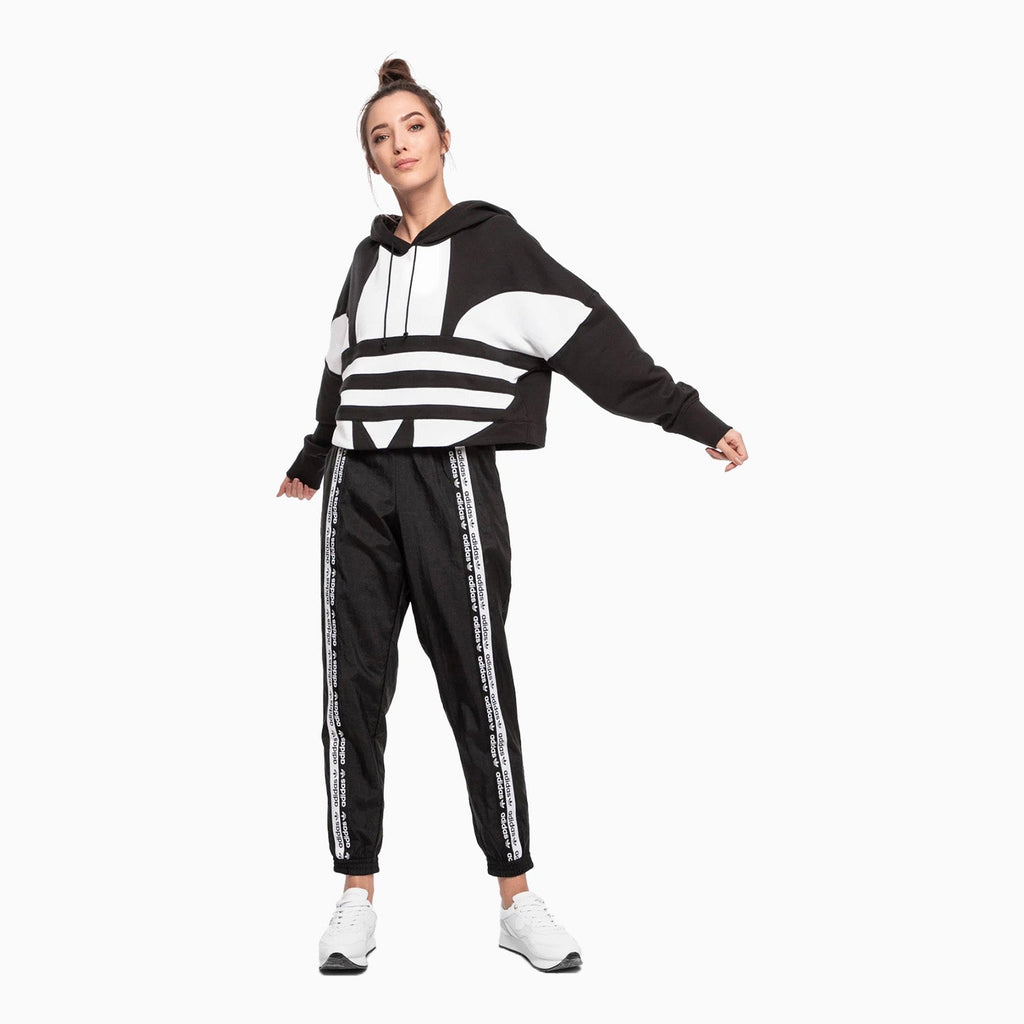 Women's Large Logo Cropped Hoodie