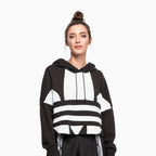 Women's Large Logo Cropped Hoodie