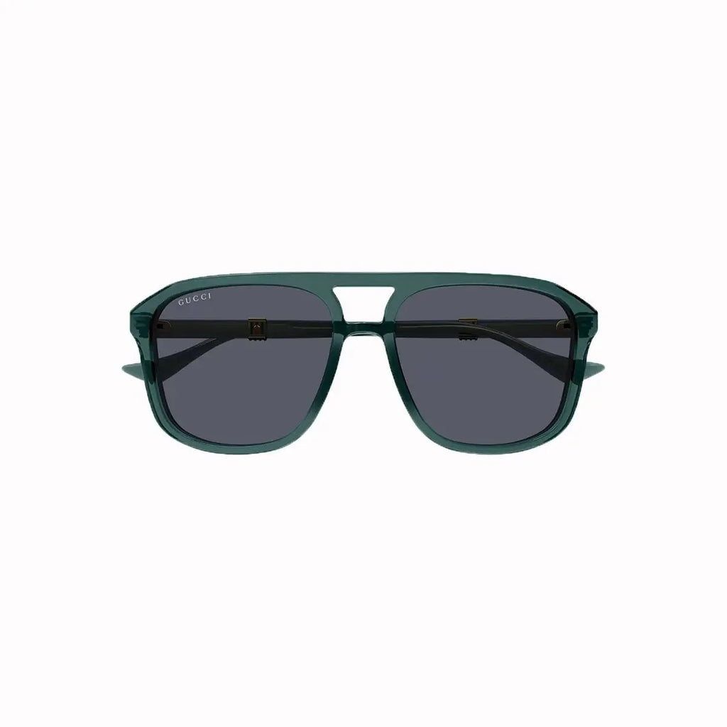 Lunettes de soleil Gucci pour homme en métal et acétate recyclé