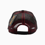 La casquette de routier Rooster noire et rouge