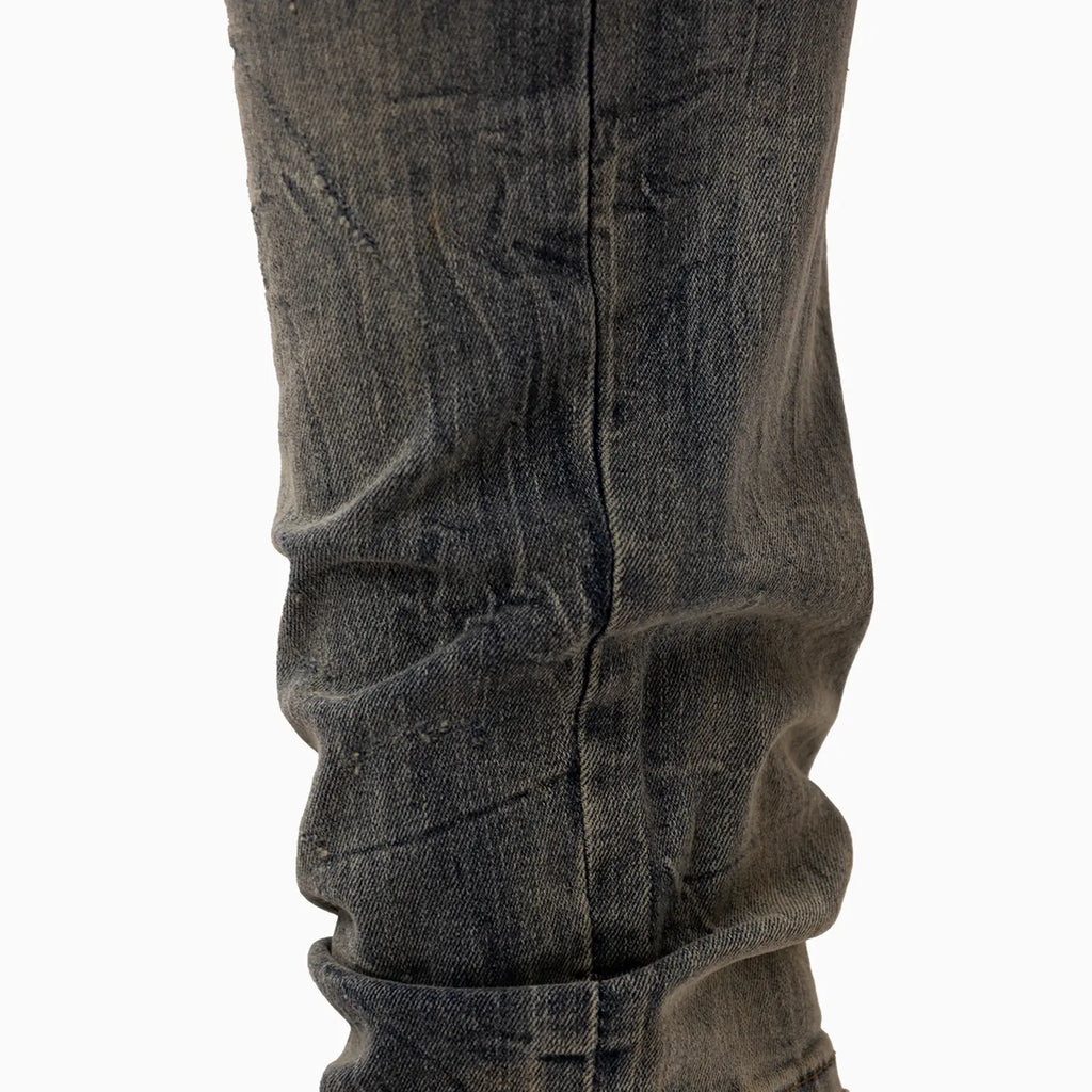 Men's Ross Fit With Shreds Denim Pant