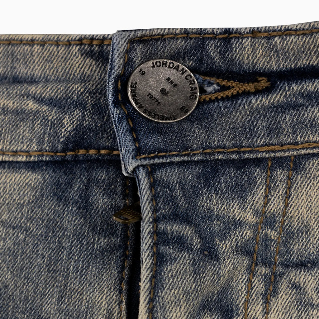 Men's Ross Fit With Shreds Denim Pant