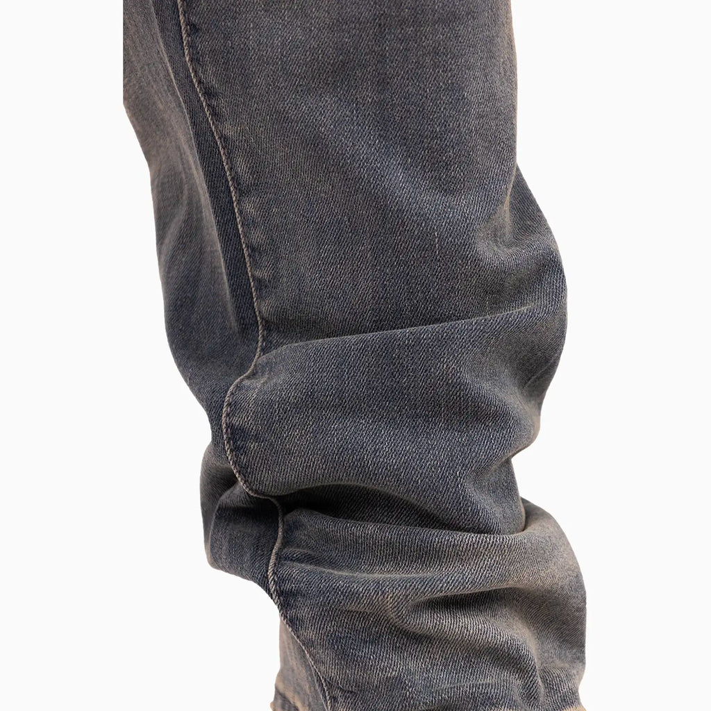 Pantalon en jean pour homme Ross Fit délavé à fort contraste