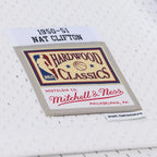 Maillot "Pioneers" blanc de Nathaniel Clifton, swingman des New York Knicks, NBA 1950-51