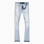 Pantalón vaquero de hombre rasgado en la rodilla